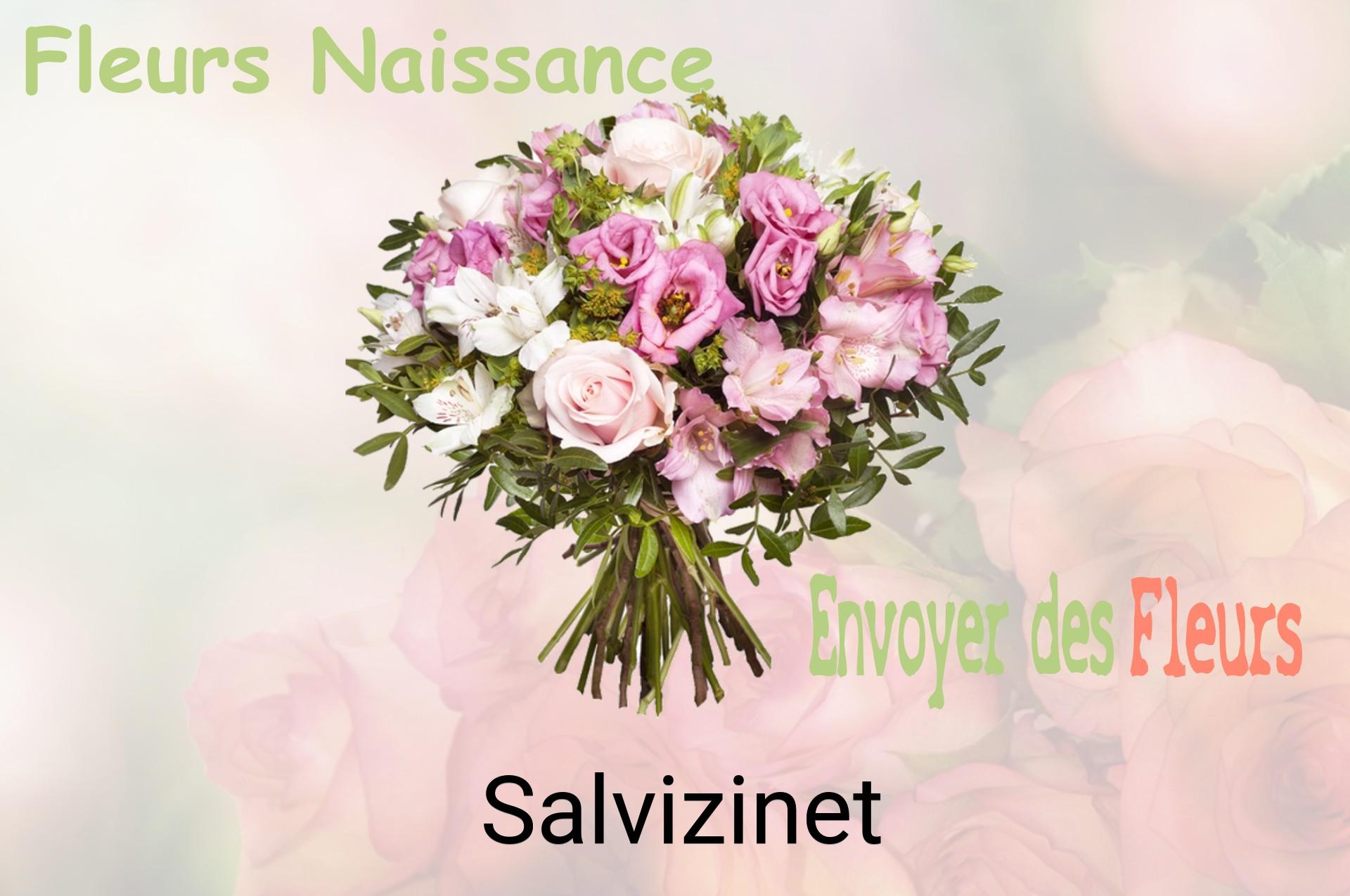 Bouquet de fleurs de naissance livré à Salvizinet